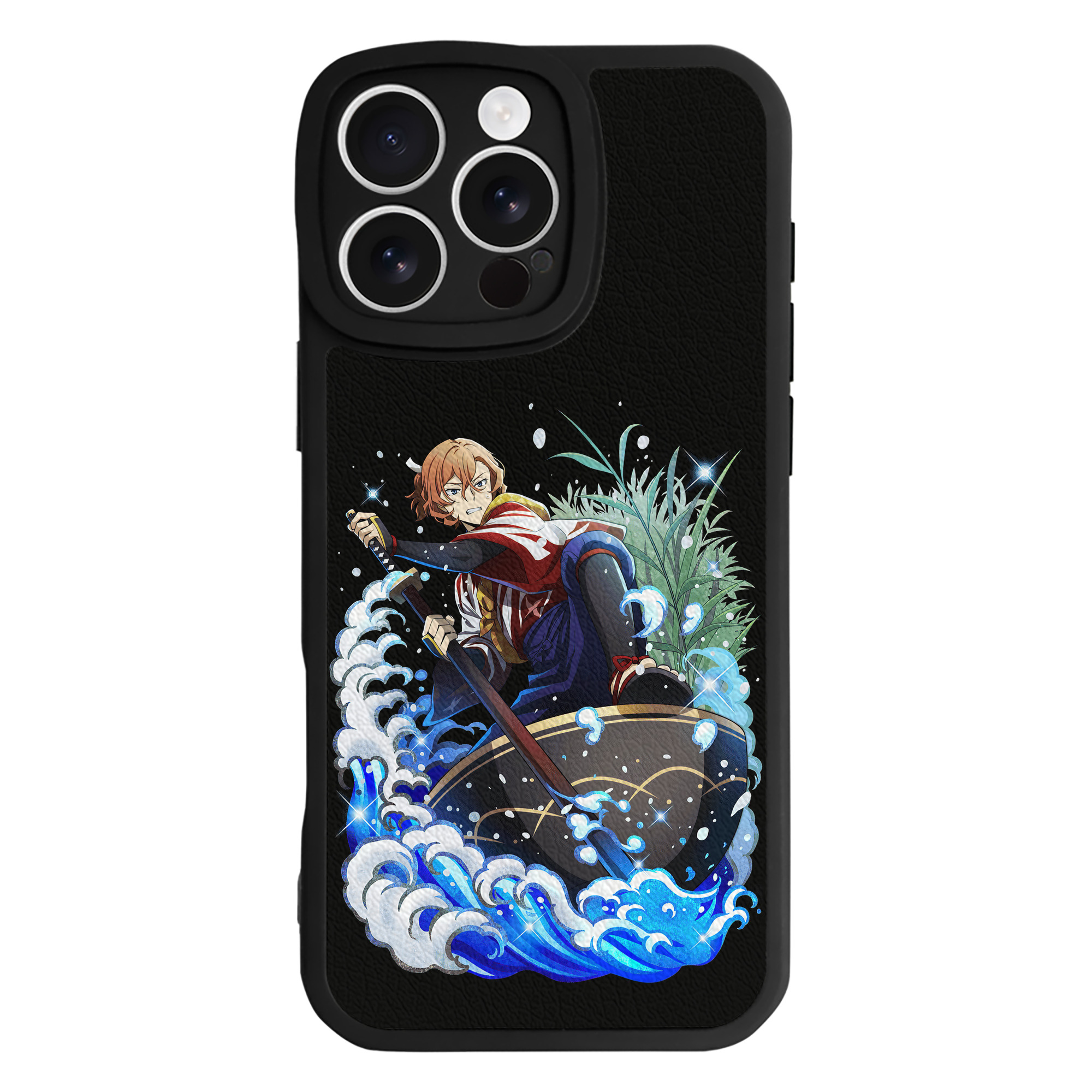 （画像用） 文豪ストレイドッグス Bungo Stray Dogs 【iPhone 16シリーズ対応】シリコンスマホケース（レザー調） 材質：シリコン
